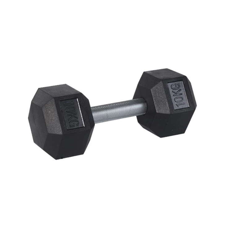 China Rubber Encased Hex Dumbbell Inventory